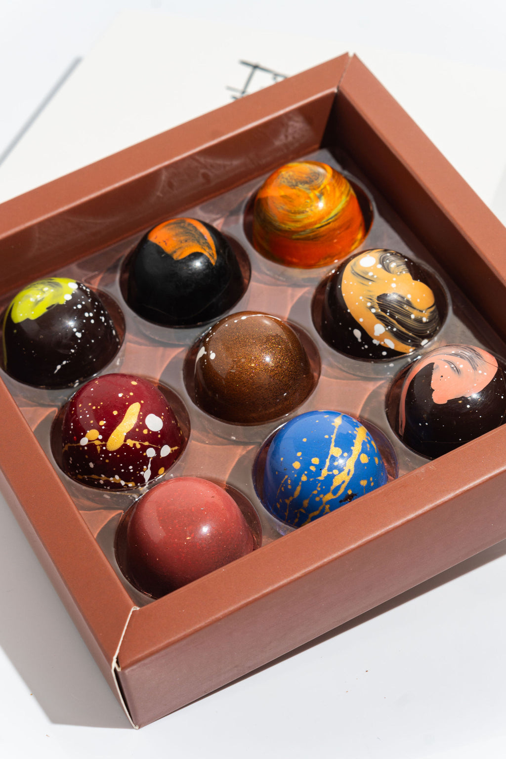 9 Piece Assorted Box – Handcrafted Chocolate